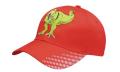 Breathable Poly Twill Cap with Peak Flash Print