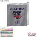 24 Hr Express Ship - Team Towel in Microfiber Dri-Lite Terry, 15x15, Sublimated sweat towel